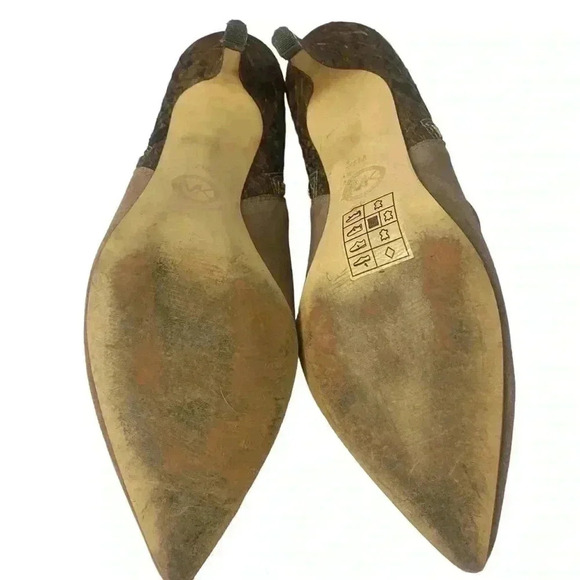 Michael Kors Clara Mid Python Bootie Size 7 - Picture 4 of 10